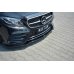 Накладка сплиттер на передний бампер на Mercedes E W213 Coupe AMG-Line